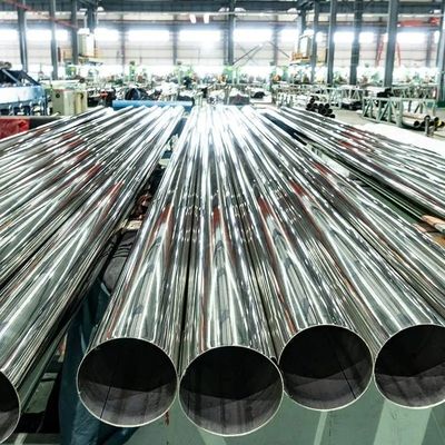 Mirror Polished Welded Stainless Steel Pipe in 304 Grade Length 6m Od 6mm-2500mm