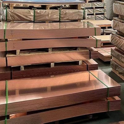 Beryllium Copper Sheet 0.3mm 5mm C17200 Copper Sheets ASTM Standard 99.9% Purity