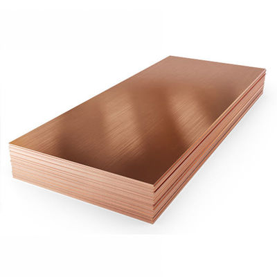 99.99% Purity Copper Sheet Plate C11000 C17200 C12200 C17500 C10200 Material Grade T1