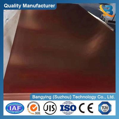 Elongation 45-50 High Purity Copper Plate Sheet with 99.99% Purity and 8.9 Density