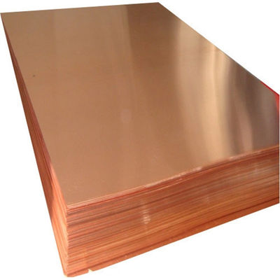 Pure Copper Sheet C1100 Copper Brass Plate at 22-25MPa Ts and Melting Point 1083 ordm