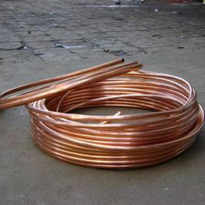 Alloy Brass Bronze Copper Tube Per Meter Copper Coiled Pipe 1/4 1/2 3/8 7/8 Heat Pipe