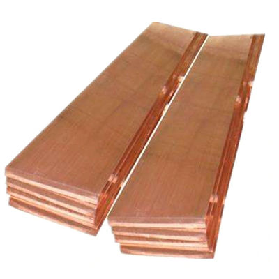 Red Copper Cathodes Plates 99.99% T2 3mm 5mm 20mm Thickness 4X8 Copper Plate Sheets