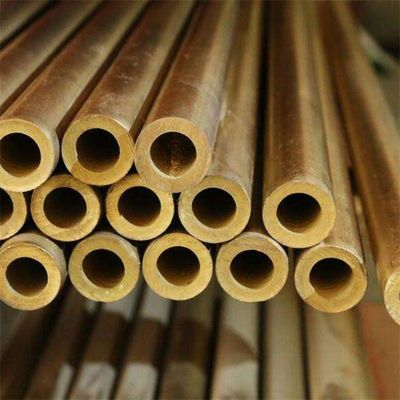 ASTM B280 Seamless Pure Brass Tube C12200/C11000 Copper Coils Copper Pipe with Red Color