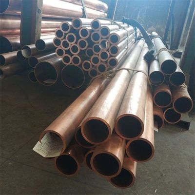 ASTM B280 Seamless Pure Brass Tube C12200/C11000 Copper Coils Copper Pipe with Red Color