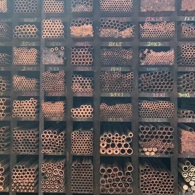 ASTM B280 Seamless Pure Brass Tube C12200/C11000 Copper Coils Copper Pipe with Red Color