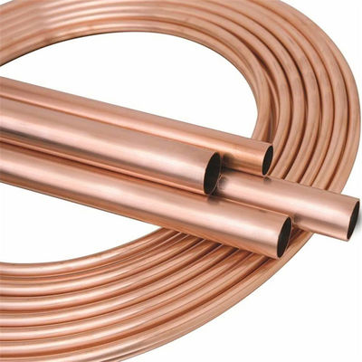 Pure Red Copper Tube C10100 C11000 C10200 C12000 Hard 1/2 200mm Diameter Round Pipe
