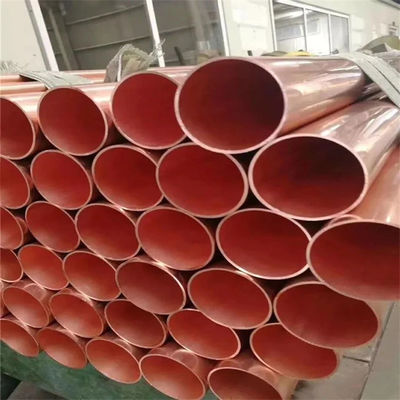 Pure Red Copper Tube C10100 C11000 C10200 C12000 Hard 1/2 200mm Diameter Round Pipe