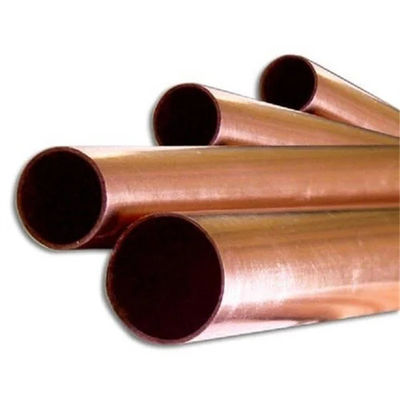 Straight Pure AC Copper Tube / Copper Pipe ASTM C1100 C10200 for Customization Options