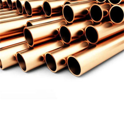 TP2 Grade Capillary Copper Pipe Stock 1/4 3/8 1/2 5/8 Inch Copper Tube L/C Payment