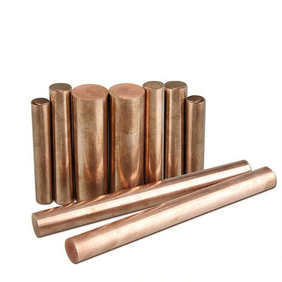 99.99% Pure Copper Rod Round Brass Copper Bars Customized for Melting Point 1083 ordm