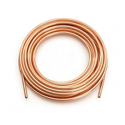 Custom Size 1/2" 3/4" Diameter C10100 C10200 C11000 C10100 AC Copper Pipes Red Copper