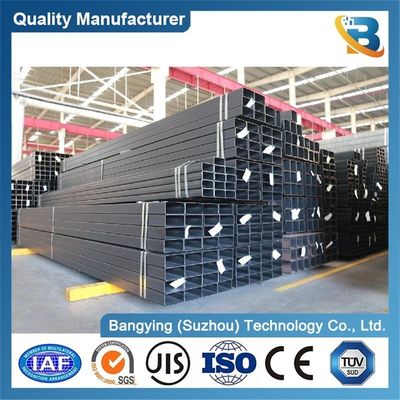 Low Carbon Mild Structural ERW Square Galvanized Steel Pipe 25*50 Pre Hollow Section Tube