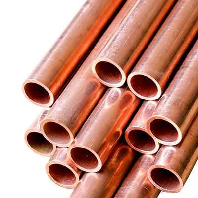 Round Copper Pipe Type L/M/K 50mm Annealed Straight Astmb88 Seamless Copper Water Tube