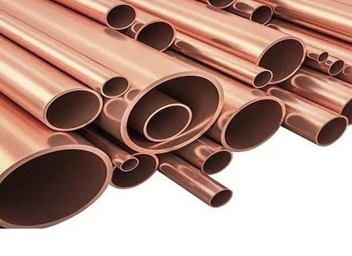 Square Copper Tube for Water and Air Conditioner Elongation 10-100 Customizable Size