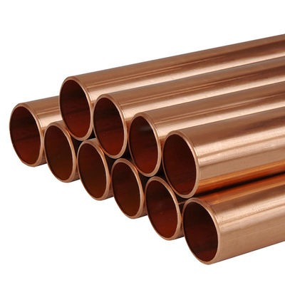 Alloy C11000 C12200 ASTM B8 Seamless Copper Pipe Brass Tube Copper Tube Pipe Cutting Processing