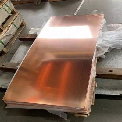 99.99% Purity Copper Sheet Plate C11000 C17200 C12200 C17500 C10200 Material Grade T1