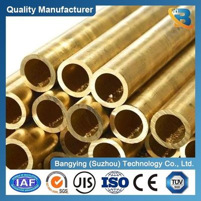 ASTM B280 Seamless Pure Brass Tube C12200/C11000 Copper Coils Copper Pipe with Red Color
