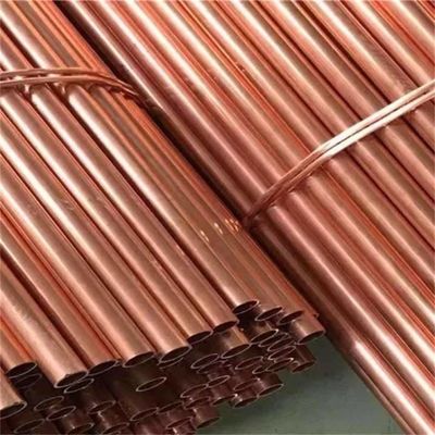 Straight Pure AC Copper Tube / Copper Pipe ASTM C1100 C10200 for Customization Options