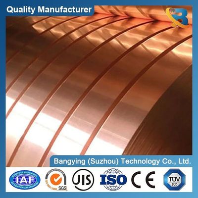 0.01-3.0mm Thickness Copper Strips for 99.99 Pure Copper Tape Roll Red Copper Coil