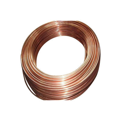 C11000 C12200 Tubo de cobre aislado de 99% de pureza tubo de latón recto tubo de panqueques bobina tubo de cobre para refrigerador de aire acondicionado