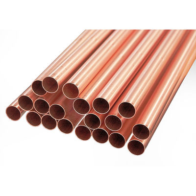 6 mm 8 mm OD Tubo de cobre blando Tubo de cobre puro ASTM C10100 C10200 C10300 C10400 C11000